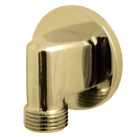 Wall Mount Water Supply Elbow, Polished Brass